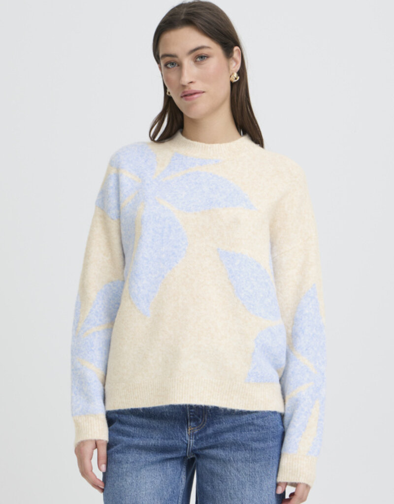 B.Young Omea Flower Jumper in Della Robbia Blue Flower