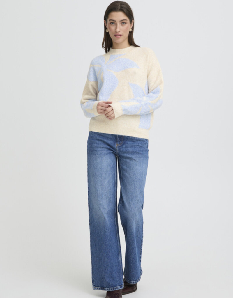 B.Young Omea Flower Jumper in Della Robbia Blue Flower