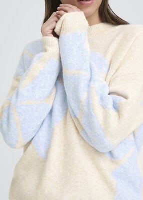 B.Young Omea Flower Jumper in Della Robbia Blue Flower