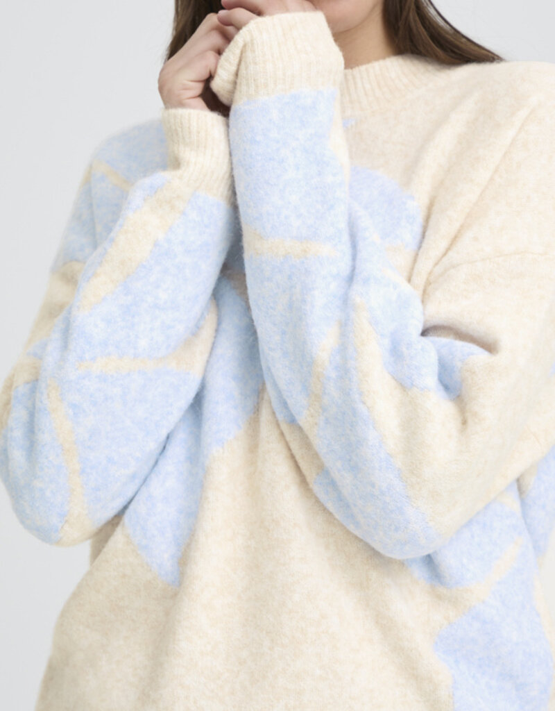 B.Young Omea Flower Jumper in Della Robbia Blue Flower