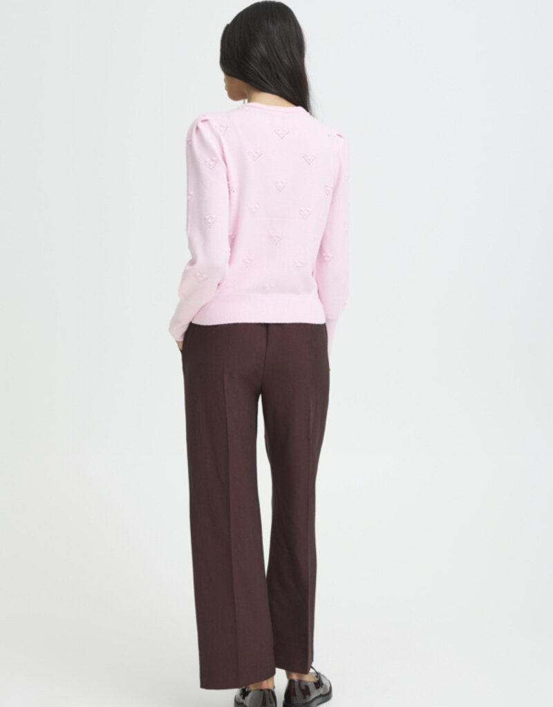 B.Young Manina Structure Cardigan in Parfait Pink (FINAL SALE)