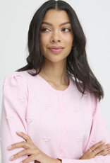 B.Young Manina Structure Cardigan in Parfait Pink