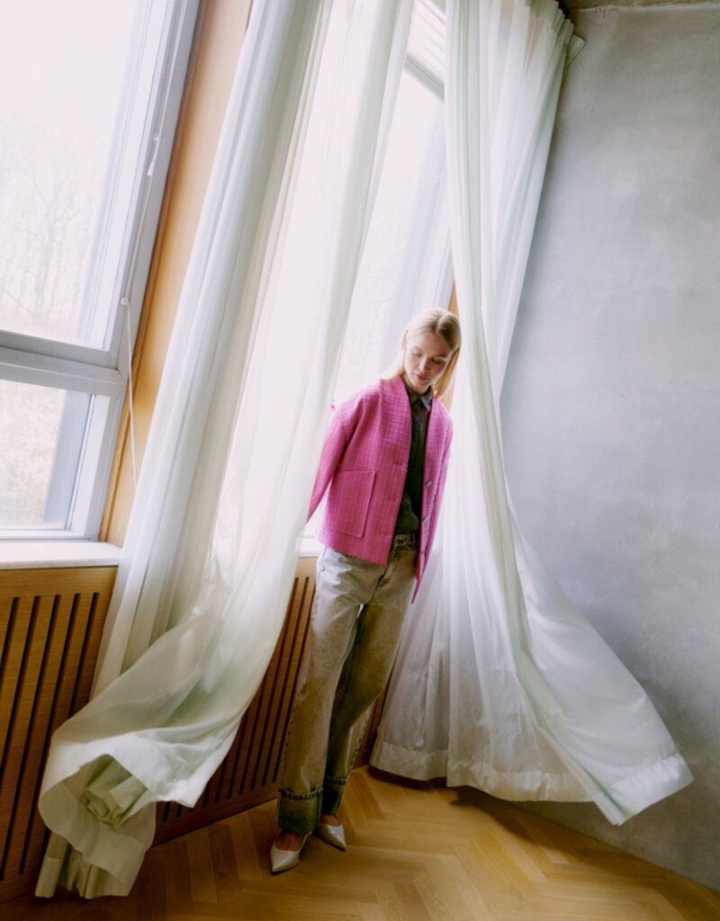 B.Young Campa Casual Jacket in Phlox Pink