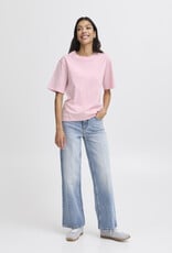B.Young Rollo Crew Neck T-Shirt in Roseate Spoonbill Pink