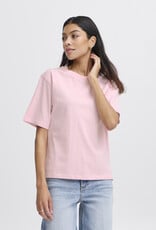 B.Young Rollo Crew Neck T-Shirt in Roseate Spoonbill Pink