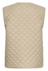 B.Young Berta Quilted Vest in Chinchilla