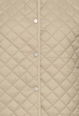 B.Young Berta Quilted Waistcoat in Chinchilla