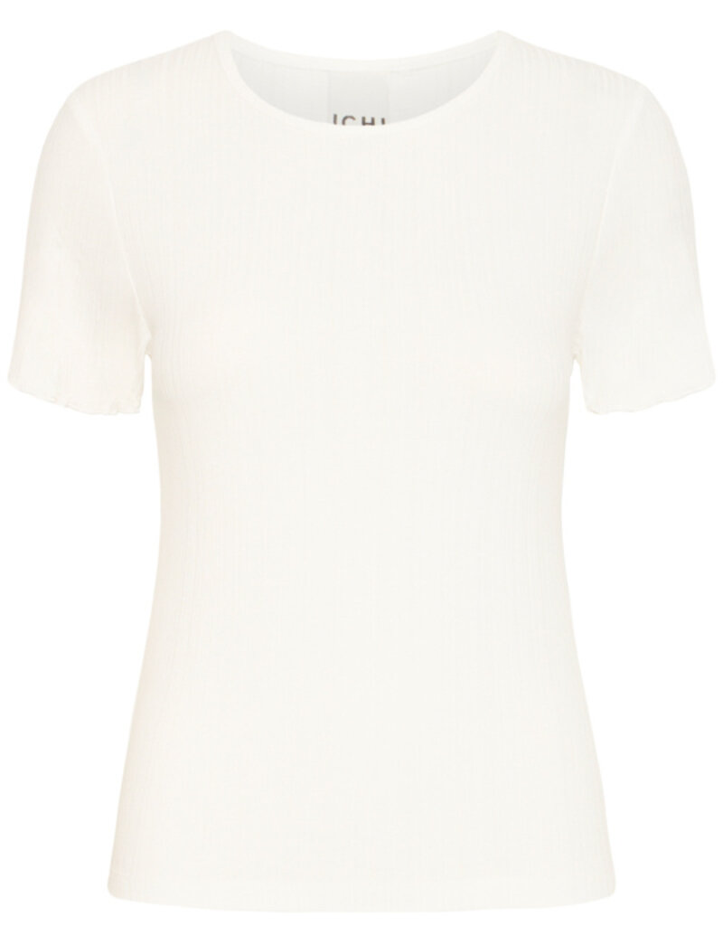 ICHI Cella T-Shirt in Cloud Dancer