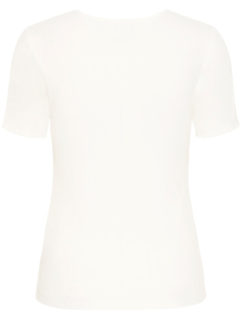 ICHI Cella T-Shirt in Cloud Dancer