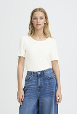 ICHI Cella T-Shirt in Cloud Dancer