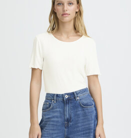 ICHI Cella Lettuce Edge T-Shirt