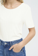 ICHI Cella T-Shirt in Cloud Dancer