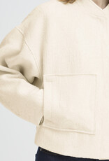 ICHI Fapora Jacket with Patch Pockets in Birch
