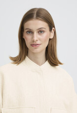 ICHI Fapora Jacket with Patch Pockets in Birch