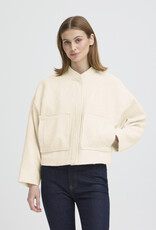 ICHI Fapora Jacket with Patch Pockets in Birch