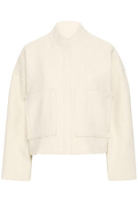 ICHI Fapora Jacket with Patch Pockets in Birch