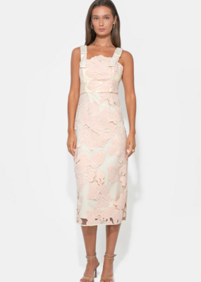 Adelyn Rae Gabriella Bow Strap Midi Dress