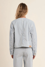 Molly Bracken Stephanie Stripe Denim Jacket