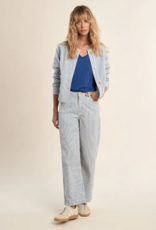 Molly Bracken Stephanie Stripe Denim Jacket