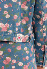 Molly Bracken Bobby Floral Printed Denim Jacket