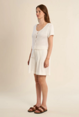 Molly Bracken Kelly Knitted Cardigan in White