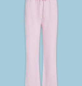 ASTRID Candy Pink Striped Linen Pant