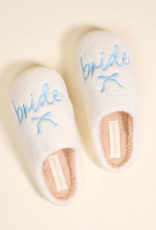 The Darling Effect Bride Fuzzy Slippers