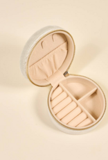 The Darling Effect Bride Round Velvet Jewelry Case