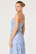 ASTR Bayley Floral Pleated Maxi Dress