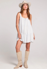 Saltwater Luxe Laurent Mini Dress in Cloud Blue