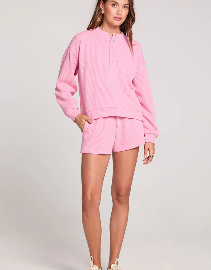 Saltwater Luxe Pull-On Shorts in Petunia Pink