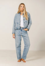 Brunette the Label Floral Magali Denim Jacket