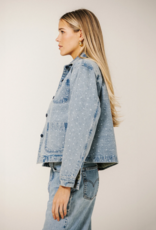 Brunette the Label Floral Magali Denim Jacket