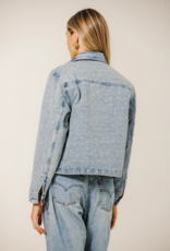Brunette the Label Floral Magali Denim Jacket