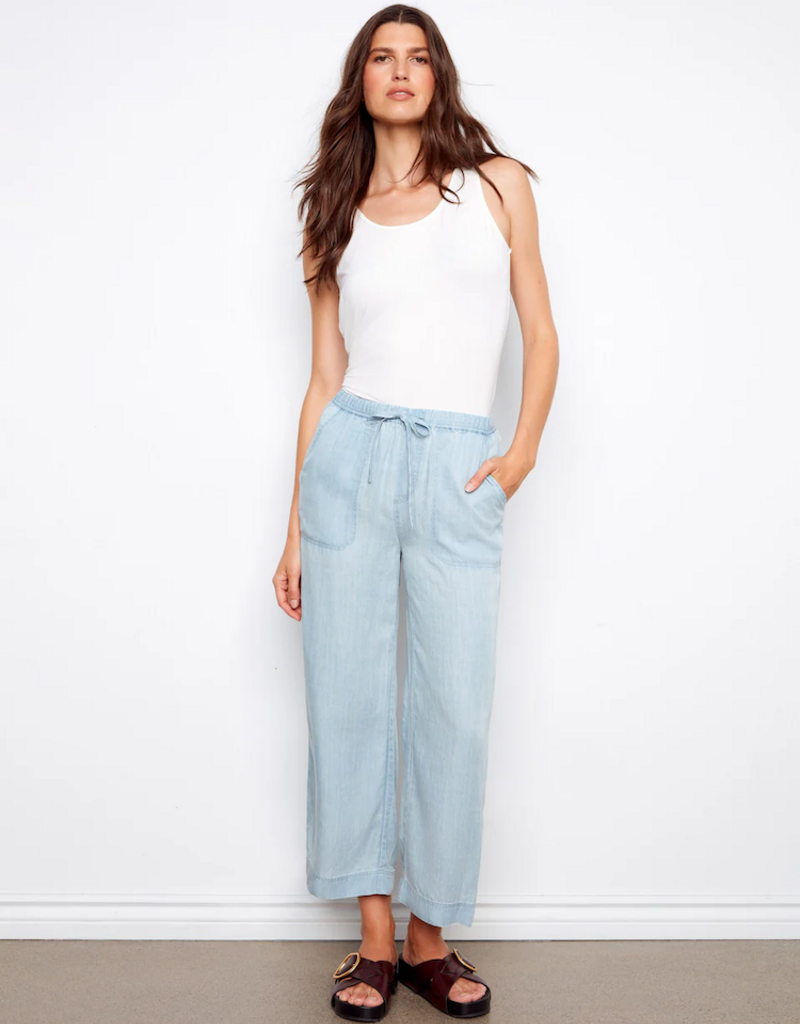 Charlie B Richard Tencel Wide-Leg Jogger
