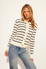 John and Jenn Lyam Cardigan in Nautical Stripe
