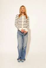 John and Jenn Lyam Cardigan in Nautical Stripe