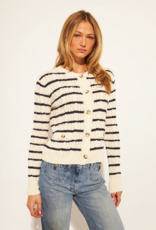 John and Jenn Lyam Cardigan in Nautical Stripe