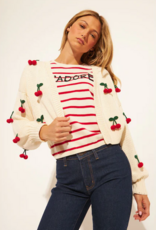 John and Jenn Ezra Cherry Pop Cardigan