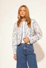 John and Jenn Marion Reversible Quilted Jacket in Iris Vines