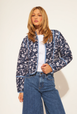 John and Jenn Marion Reversible Quilted Jacket in Iris Vines