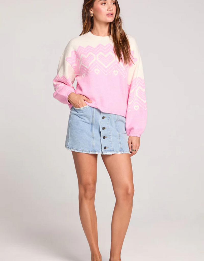 Saltwater Luxe Kirra Sweater in Dahlia