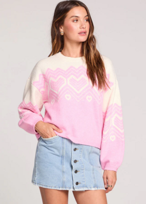 Saltwater Luxe Kirra Sweater in Dahlia