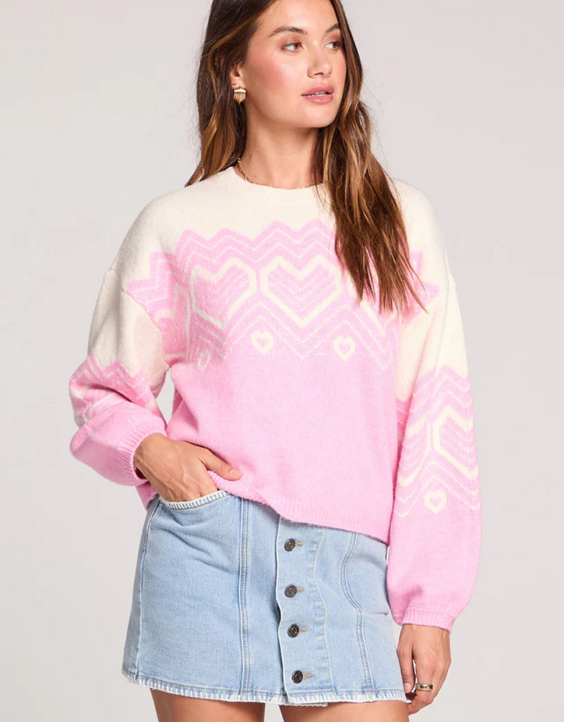 Saltwater Luxe Kirra Sweater in Dahlia