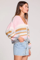 Saltwater Luxe Kiah Sweater in Multi Colour Stripe