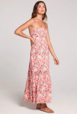 Saltwater Luxe Esme Maxi Dress in Pink Multi Floral