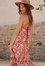 Saltwater Luxe Esme Maxi Dress in Pink Multi Floral