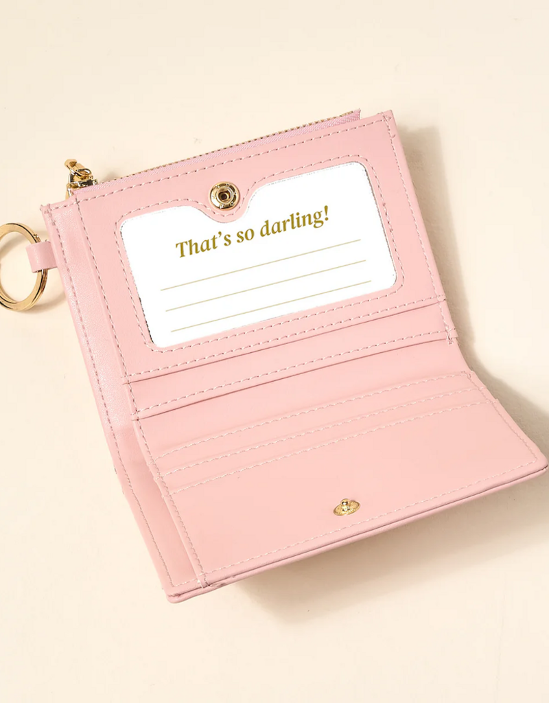 The Darling Effect Luxe Pocket Wallet in Endless Day Dream Cream Floral