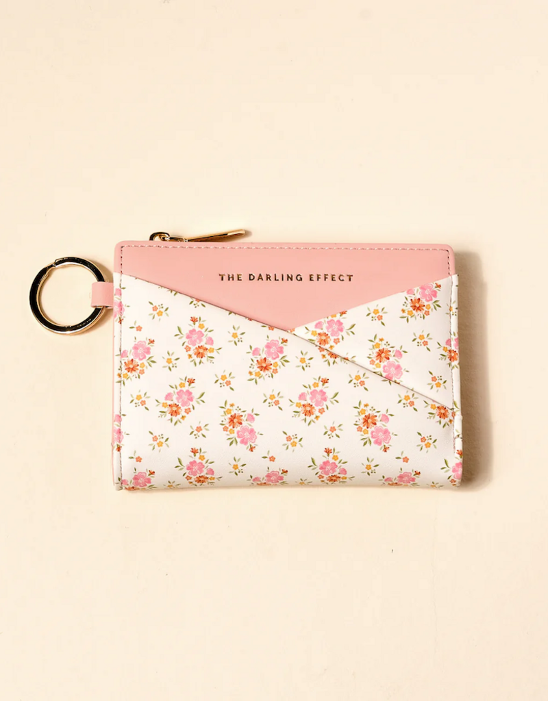 The Darling Effect Luxe Pocket Wallet in Endless Day Dream Cream Floral