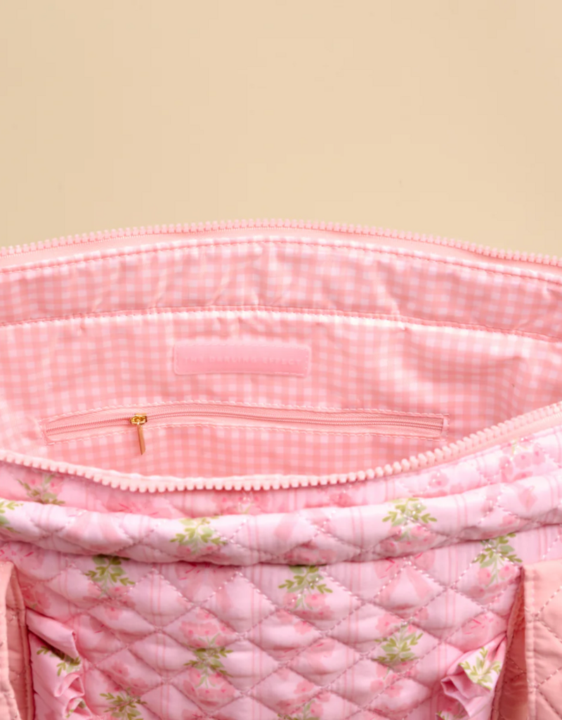 The Darling Effect Oh So Fancy Everyday Quilted Tote Bag